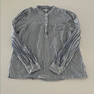 Madewell Striped Blue Shirt